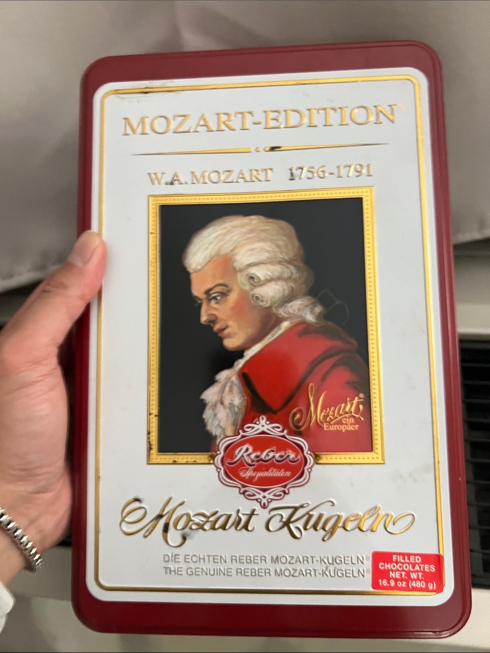 Vintage Mozart Kugeln Decorative Tin (European)